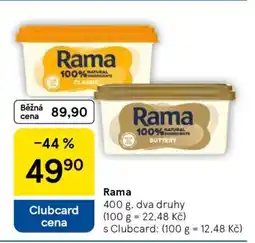 Tesco Rama nabídka