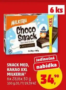 Penny Market Snack Med, Kakao XXL Milkeria nabídka