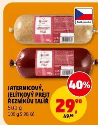 Penny Market Jaternicoý, Jelítkový Prejt Řezníkův Talíř nabídka