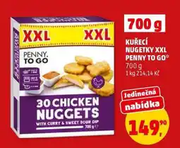 Penny Market Kuřecí nuggetky XXL Penny To Go nabídka