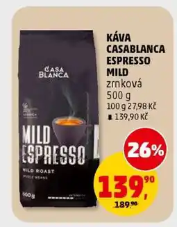 Penny Market KÁVA CASABLANCA ESPRESSO MILD nabídka