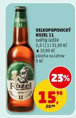 Penny Market Velkopopovický Kozel 11 nabídka