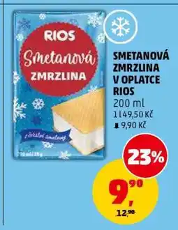 Penny Market SMETANOVÁ ZMRZLINA V OPLATCE RIOS nabídka