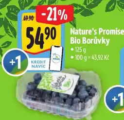 Albert Nature's Promise Bio Borůvky nabídka