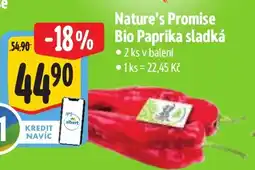 Albert Nature's Promise Bio Paprika sladká nabídka