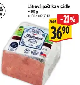 Albert Játrová paštika v sádle nabídka
