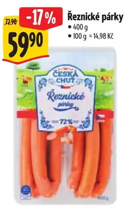 Albert Řeznické párky nabídka