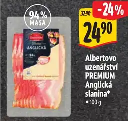 Albert Albertovo uzenářství Premium Anglická slanina nabídka