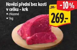 Albert Hovězí přední bez kosti v celku - krk nabídka