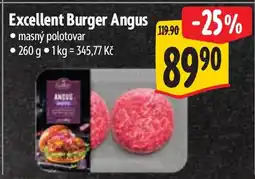 Albert Excellent Burger Angus nabídka