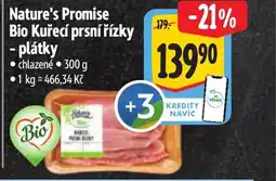 Albert Nature's Promise Bio Kuřecí prsní řízky - plátky nabídka