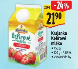 Albert Krajanka Kefírové mléko nabídka
