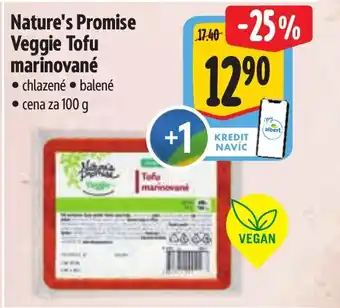 Albert Nature's Promise Veggie Tofu marinované nabídka