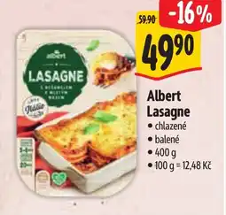 Albert Albert Lasagne nabídka