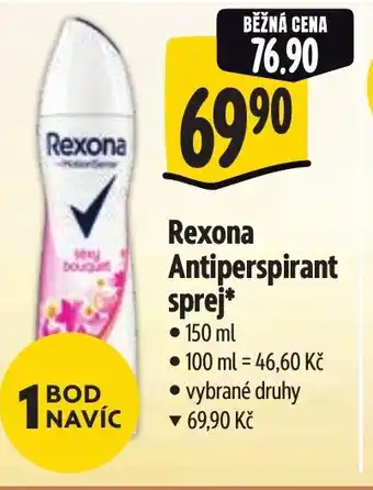 Albert Rexona Antiperspirant sprej nabídka
