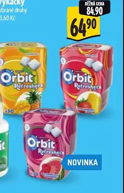 Albert Orbit Refreshers Žvýkačky nabídka