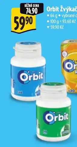 Albert Orbit Žvýkačky nabídka