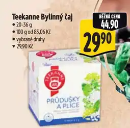 Albert Teekanne Bylinný čaj nabídka
