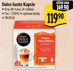 Albert Dolce Gusto Kapsle nabídka