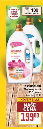 Billa Passion Gold Gel na praní 100 dávek nabídka