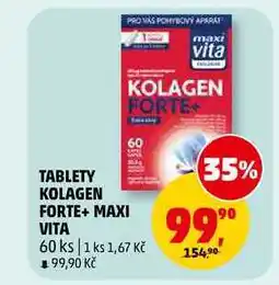 Penny Market TABLETY KOLAGEN FORTE+ MAXI VITA, 60 ks nabídka