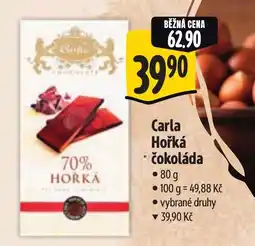 Albert Carla Hořká čokoláda nabídka