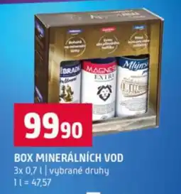 Terno BOX MINERÁLNÍCH VOD nabídka