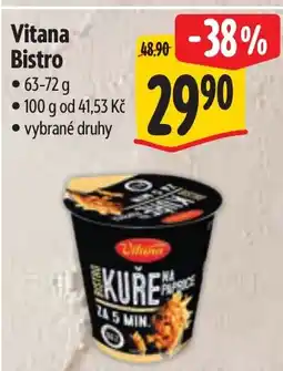 Albert Vitana Bistro nabídka