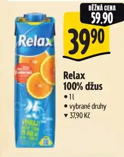 Albert Relax 100% džus nabídka