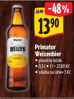 Albert Primator Weizenbier nabídka