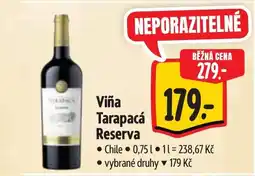 Albert Viña Tarapacá Reserva nabídka