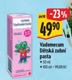 Albert Vademecum Dětská zubní pasta nabídka
