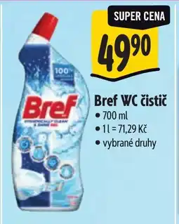 Albert Bref WC čistič nabídka