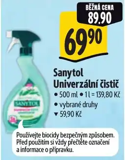 Albert SANYTOL Univerzální čistič nabídka