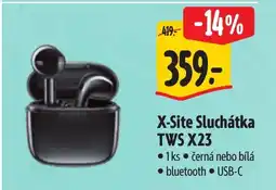 Albert X-Site Sluchátka TWS X23 nabídka