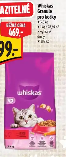 Albert Whiskas Granule pro kočky nabídka