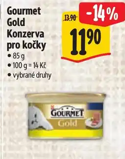 Albert Gourmet Gold Konzerva pro kočky nabídka