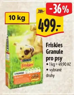 Albert Friskies Granule pro psy nabídka