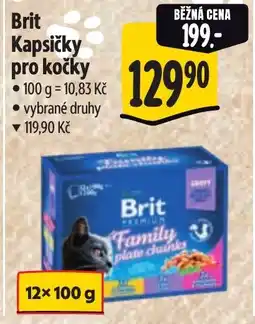 Albert Brit Kapsičky pro kočky nabídka