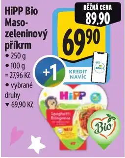 Albert HiPP Bio Maso- zeleninový příkrm nabídka