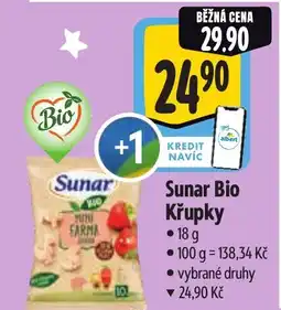 Albert Sunar Bio Křupky nabídka