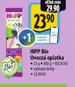 Albert HiPP Bio Ovocná oplatka nabídka