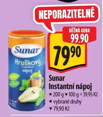 Albert Sunar Instantní nápoj nabídka