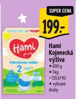 Albert Hami Kojenecká výživa nabídka