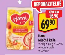 Albert Hami Mléčná kaše nabídka