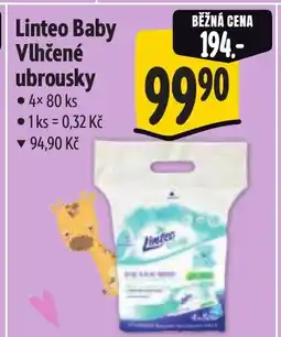 Albert Linteo Baby Vlhčené ubrousky nabídka