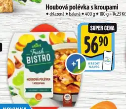 Albert Houbová polévka s kroupami nabídka