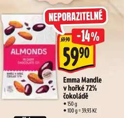 Albert Emma Mandle v hořké 72% čokoládě nabídka