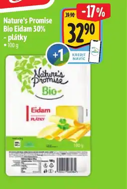Albert Nature's Promise Bio Eidam 30% - plátky nabídka