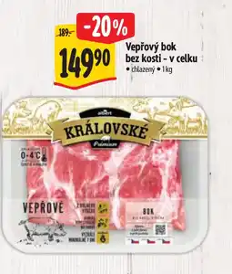 Albert Vepřový bok bez kosti - v celku nabídka